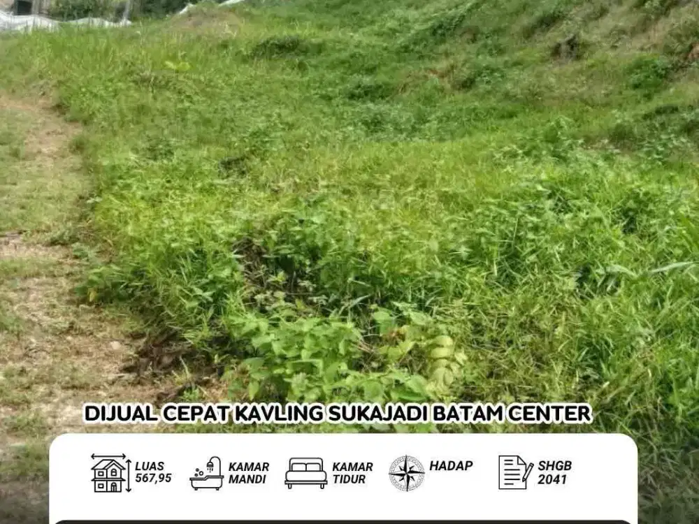 Dijual Cepat Kavling Sukajadi - Batam Center