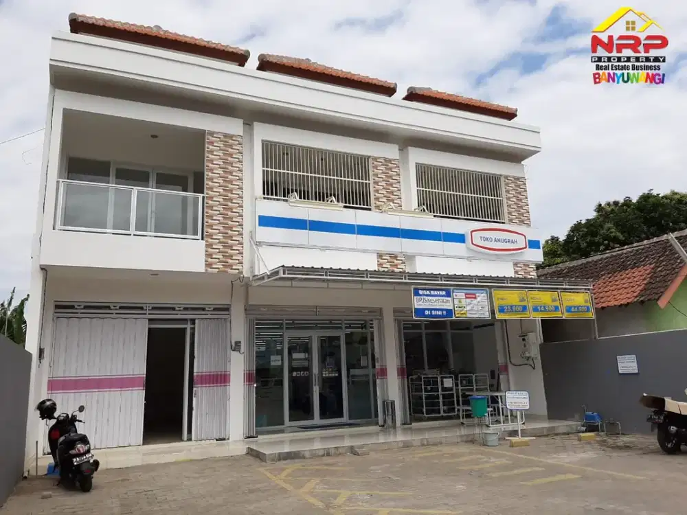 Dijual Ruko Baru 2 Lantai Di Tepi Jl. Ketapang - Banyuwangi