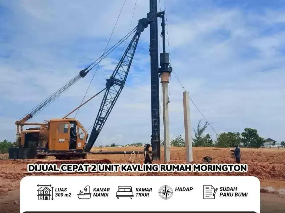 Dijual Cepat 2 Unit Kavling Rumah Morington