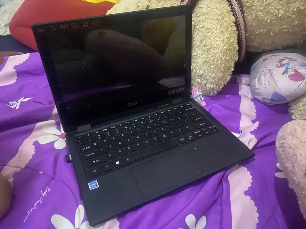 Laptop aces spin