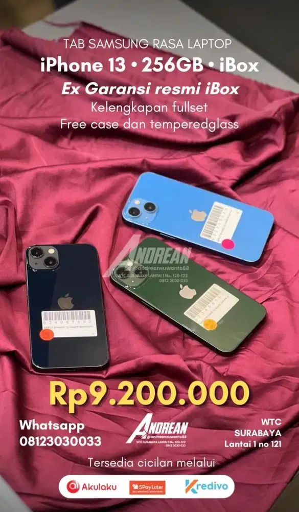 Second Iphone 13 256 gb ibox