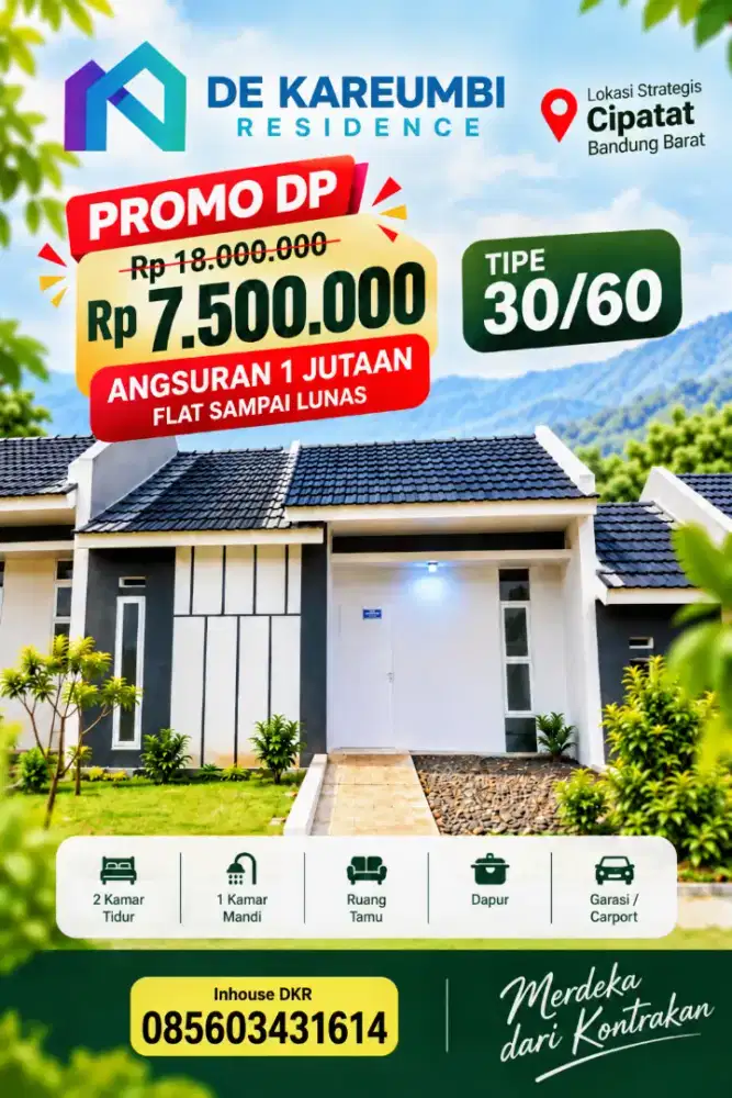 Rumah subsidi di padalarang