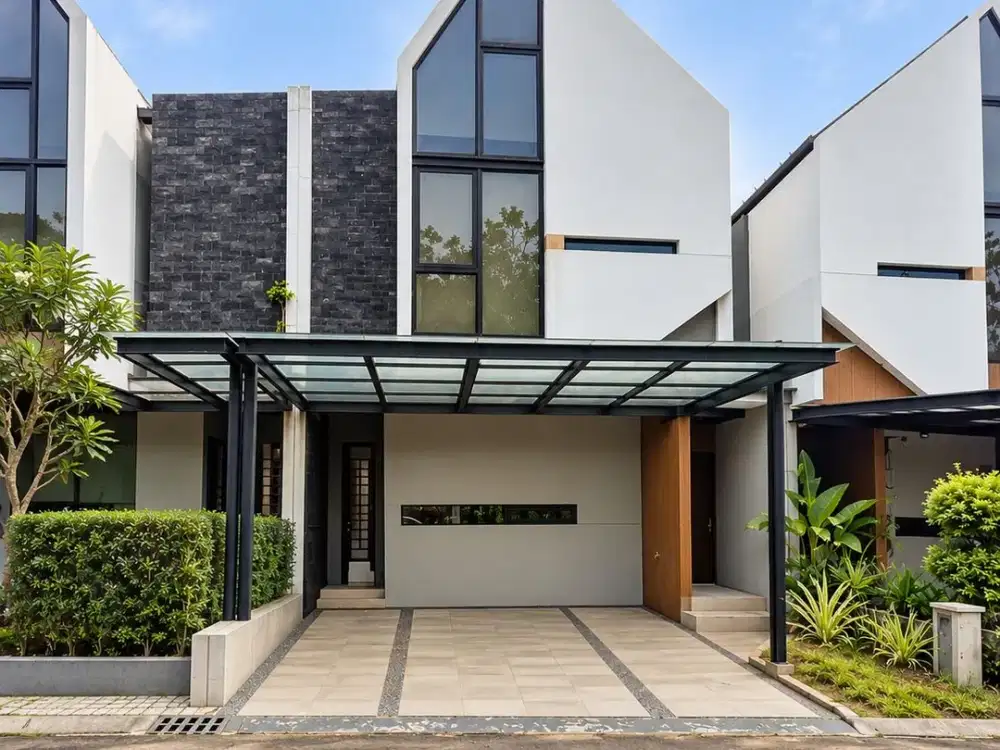 Rumah 2 Lantai dengan 2 Carport dalam Cluster di Ciputat ND-19313