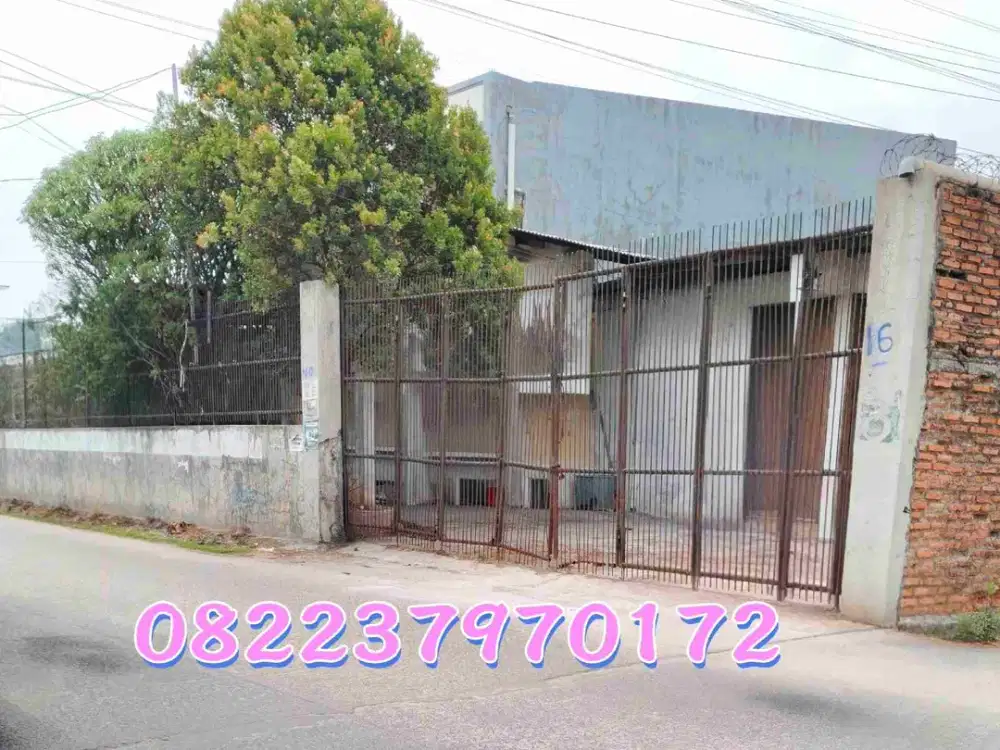 Disewakan Gudang di Pinggir Jalan  Kampung Bogor Setia Asih Pusaka Rakyat  Bekasi