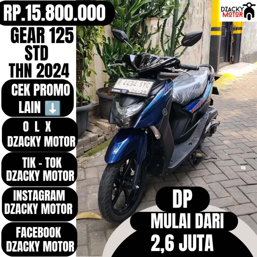 GEAR 125 STANDART 2024 SECOND LIKE NEW