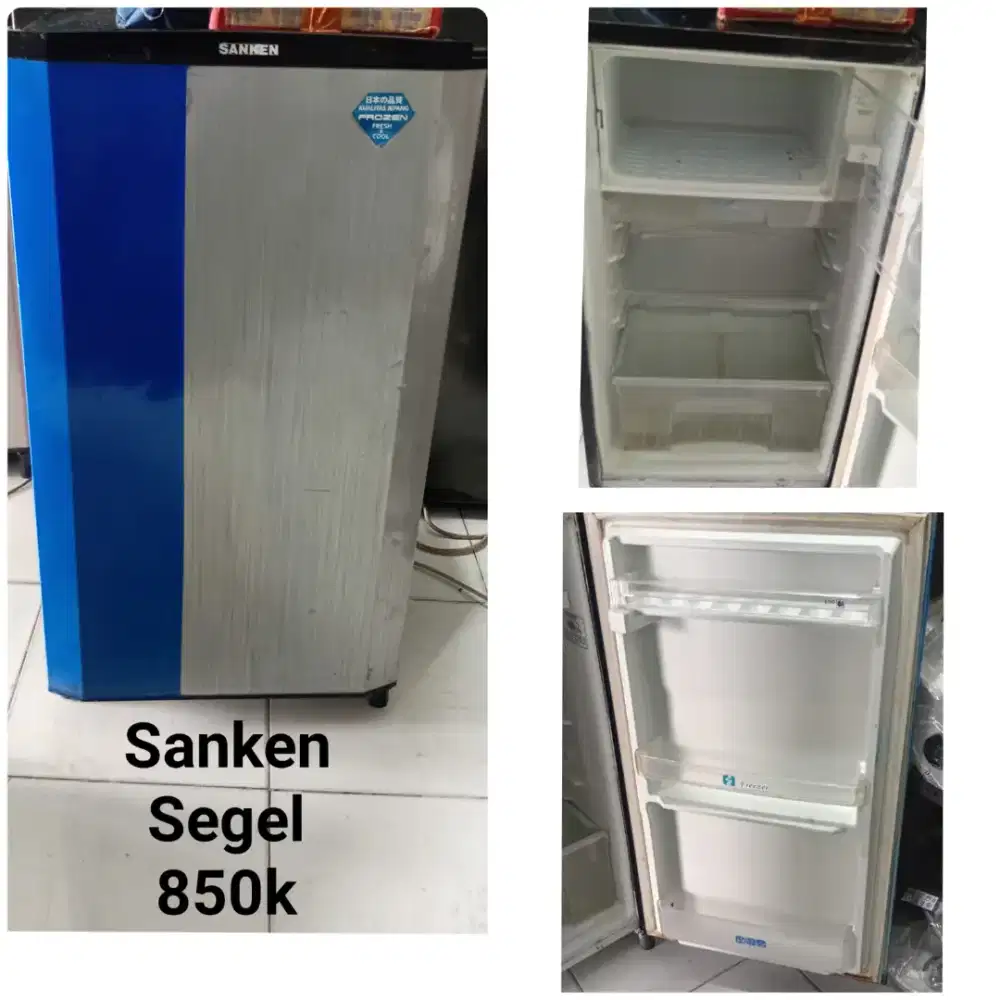 Kulkas Sanken bekas bergaransi