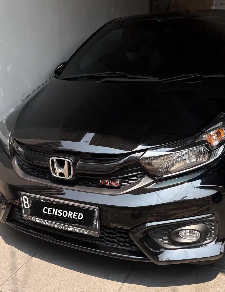 Honda Brio RS 2022 A/T Hitam low KM