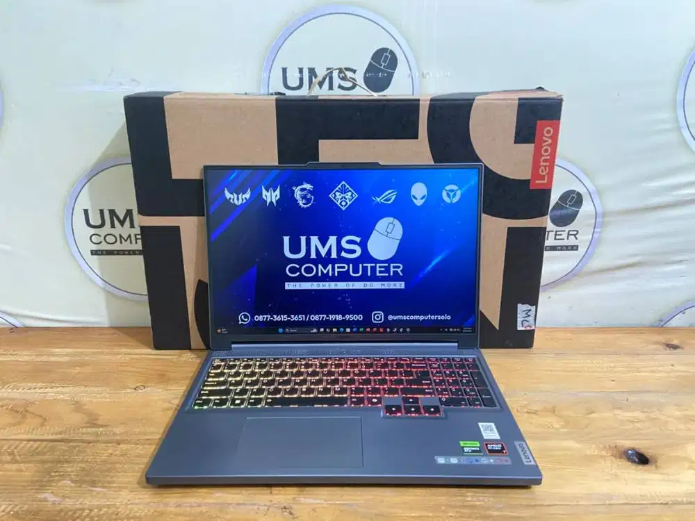 Legion Slim 5 16AHP9 Ryzen 7-8845HS RAM 16GB SSD 512GB RTX 4060 8GB
