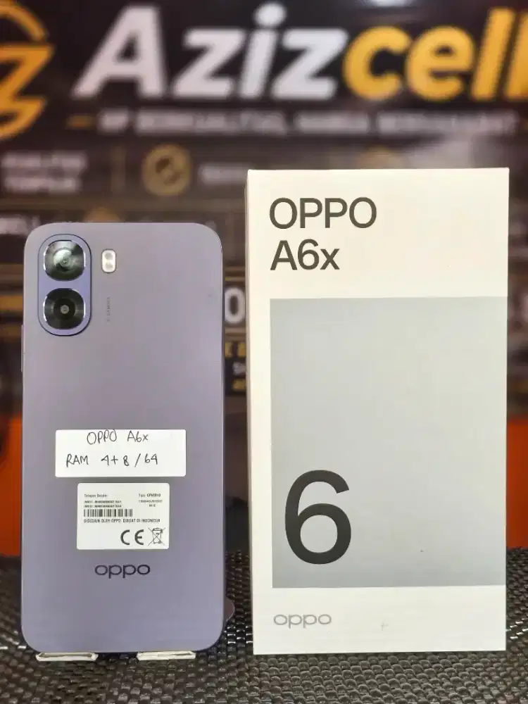 OPPO A6x RAM 4+8/64