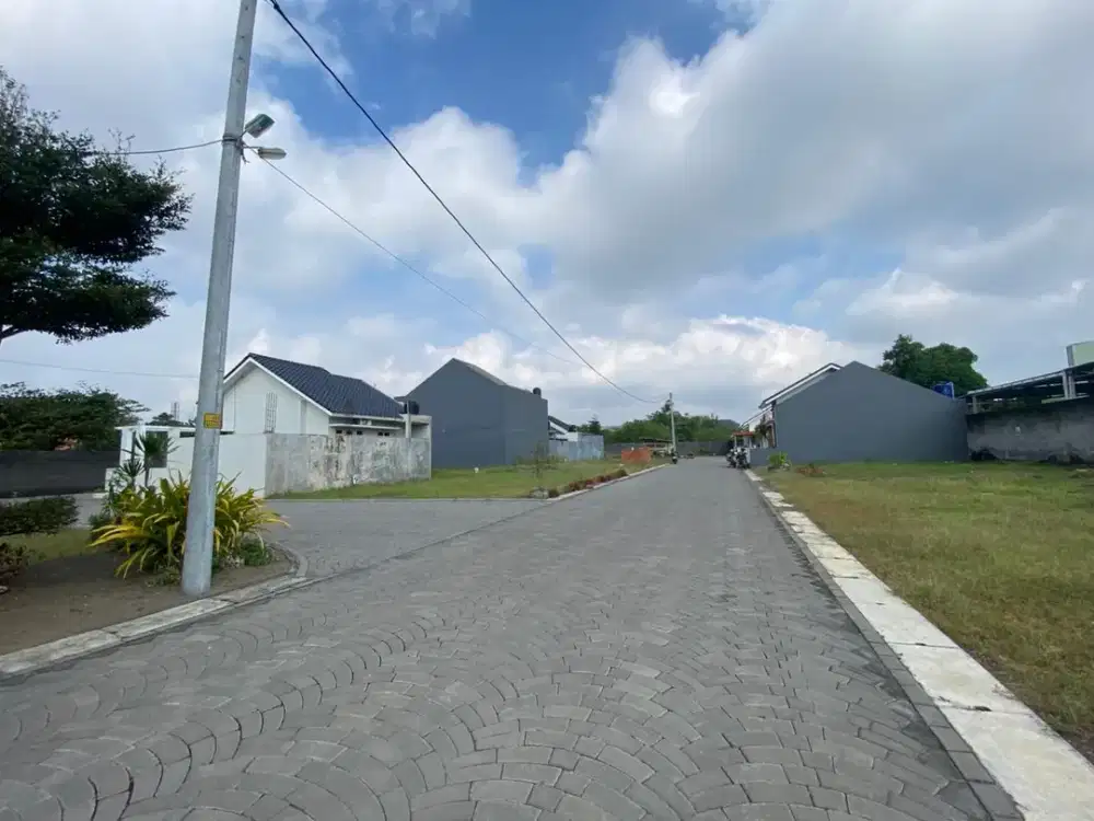Tanah Istimewa dalam Cluster Perumahan Harga Murah Bisa Tempo Dekat JL.Raya Jogja-Solo