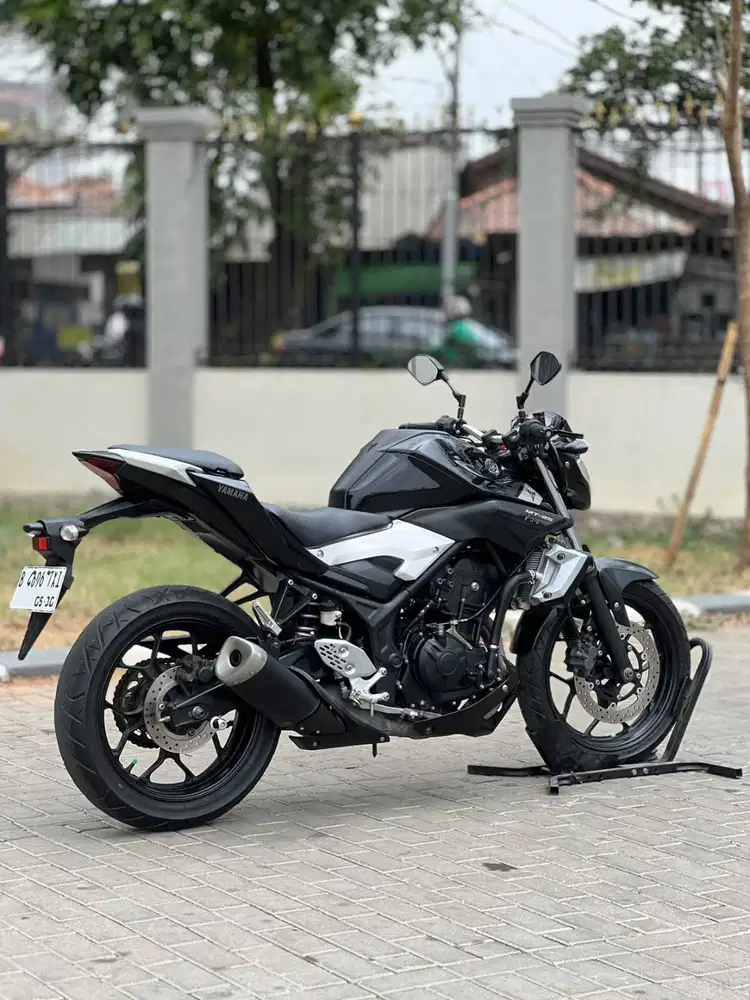 KM 8K AJA! YAMAHA MT25 OLD HITAM 2016 PAJAK PANJANG SIAP TOURING
