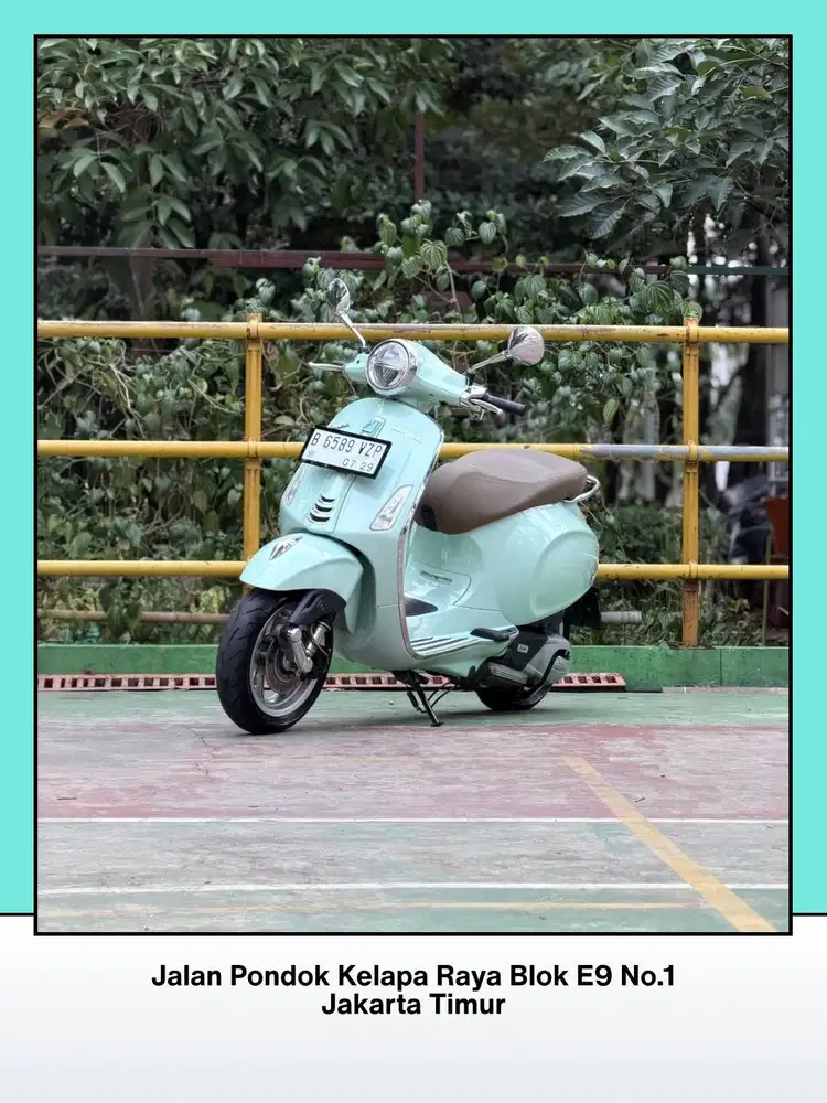 TERMURAH PIAGGIO VESPA PRIMAVERA 150 IGET ABS LED TAHUN 2020 GREEN