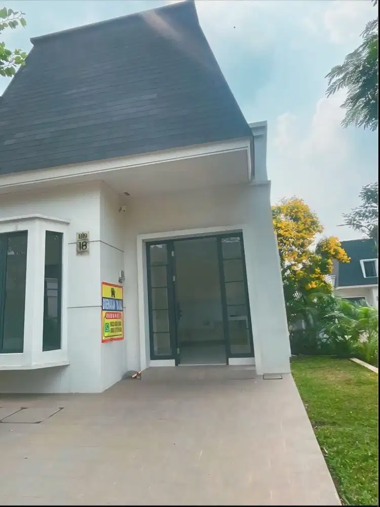 dijual murah citra garden bintaro posisi hook depan taman