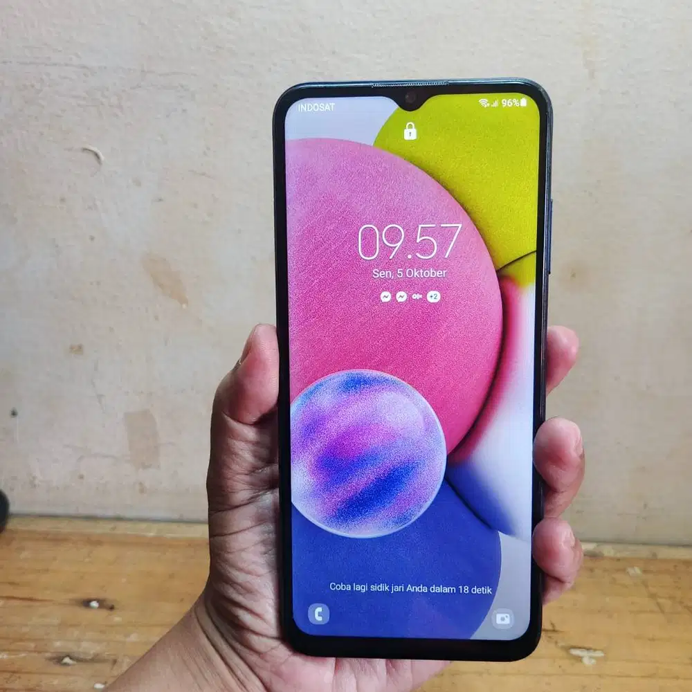 Samsung Galaxy A03 Ram 4 GB/ 64 GB batangan siap pakai