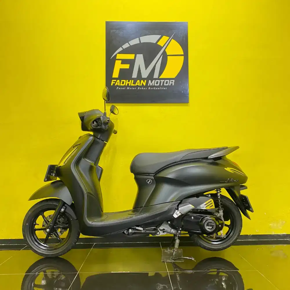 Yamaha Grand Filano Tahun 2023 Hitam KM Low Full Orisinil