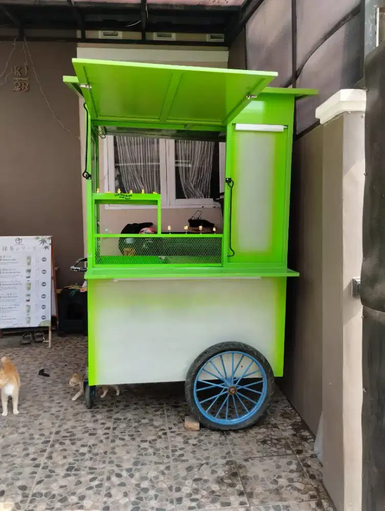 DIJUAL BOOTH/GEROBAK JUALAN SIAP PAKAI