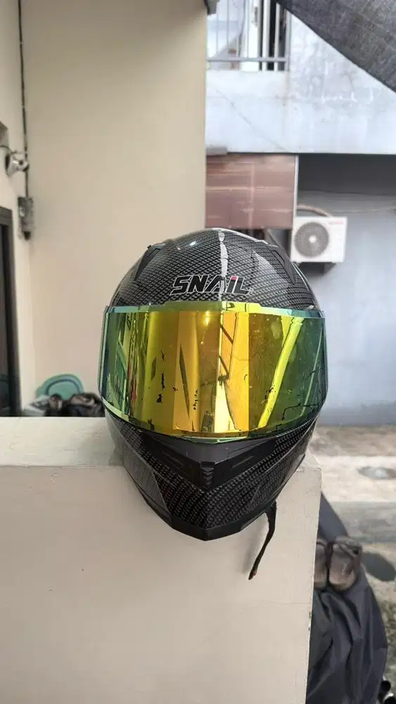 Jual helm murah snail ffs1 carbon uk XL