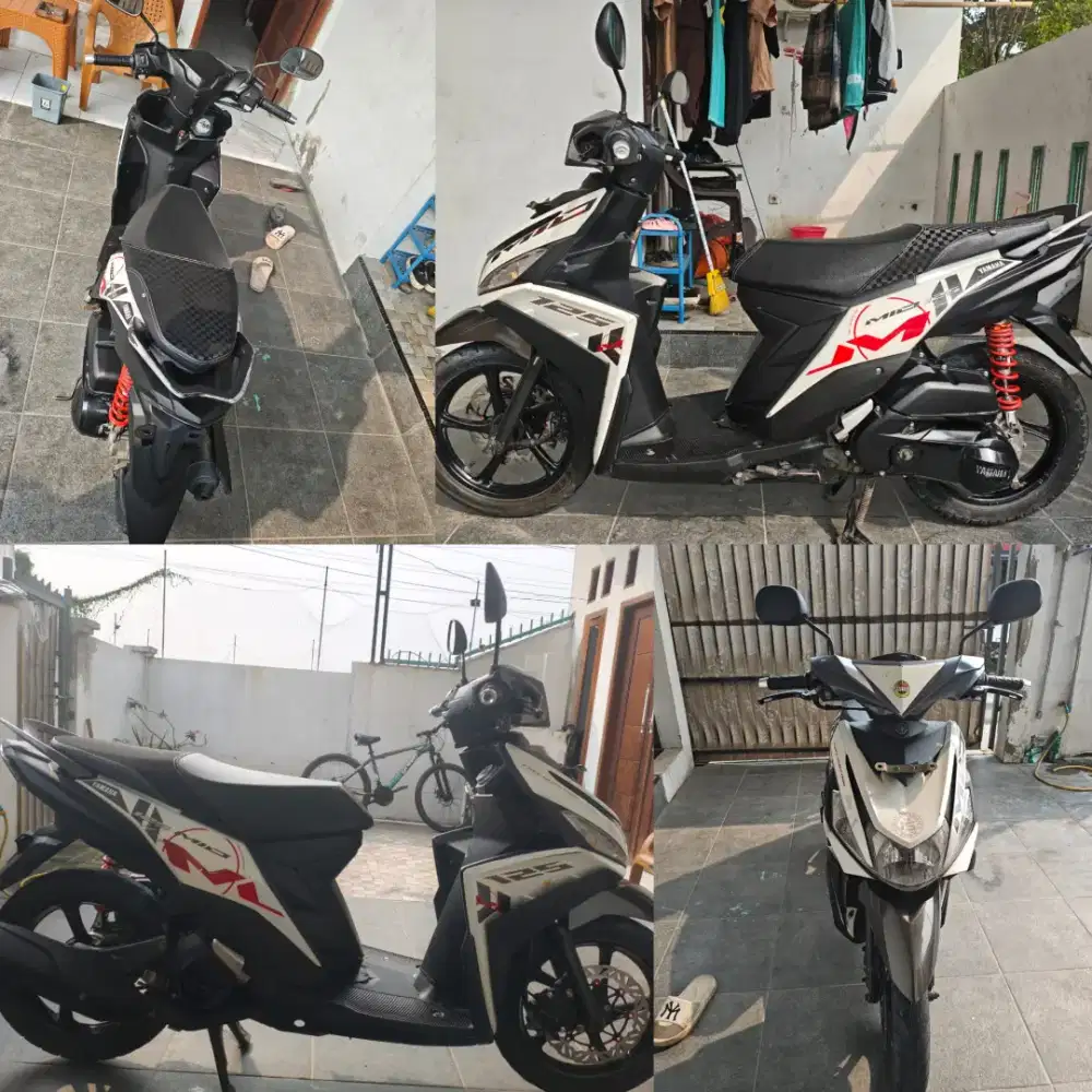 Mio M3 putih normal ada adanya