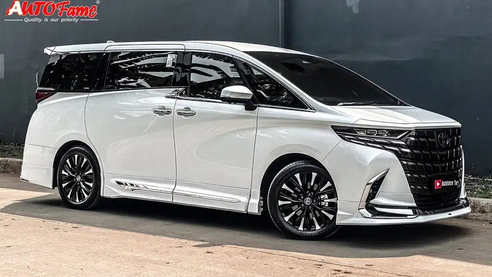 KM4RB Toyota All New Alphard 2.5 G CVT CKD NIK 2024 White On Black