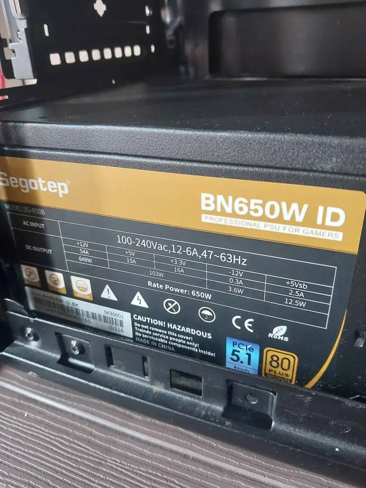 PSU Segotep BN650W