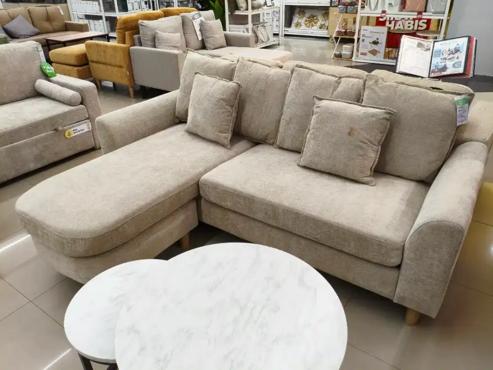 Selma Morel Sectional Sofa – Beige