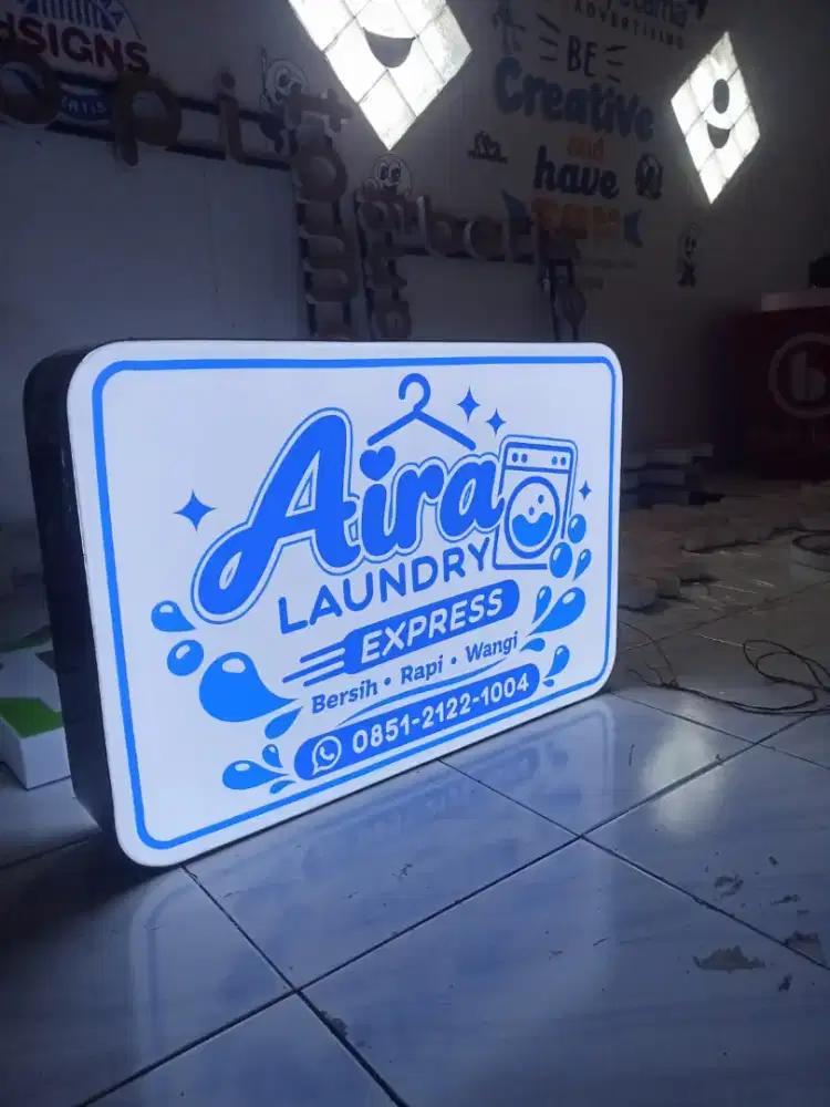 Papan nama toko atau kantor indor dan outdor