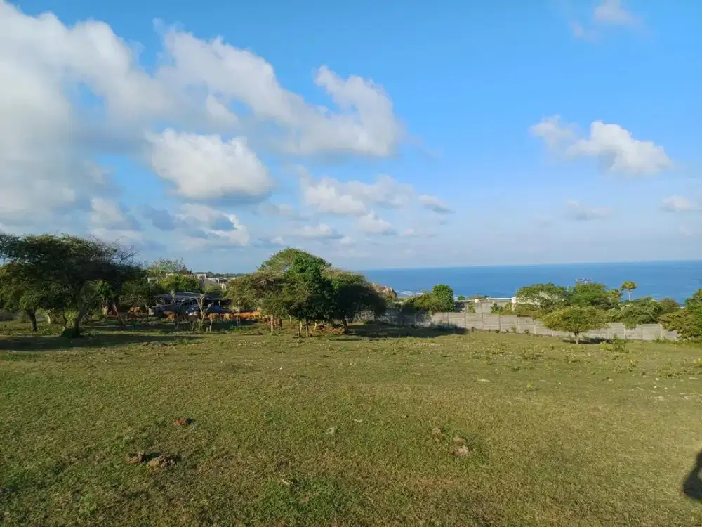 Dijual tanah Ocean View Beach super Premium. istimewa di Pantai PANDAWA
