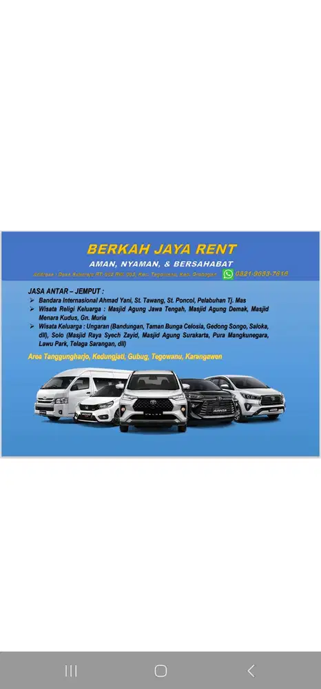 JASA ANTAR JEMPUT BANDARA. STASIUN, &BPELABUHAN