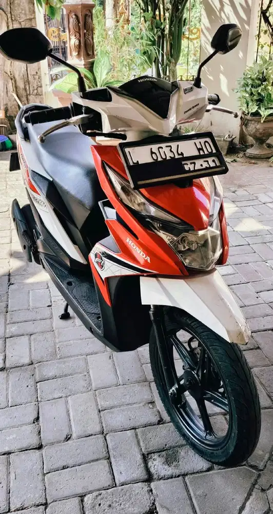 Jual Motor Beat eco merah putih tahun 2017