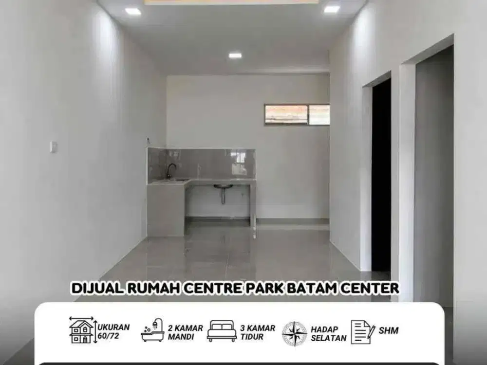 Dijual Rumah Centre Park