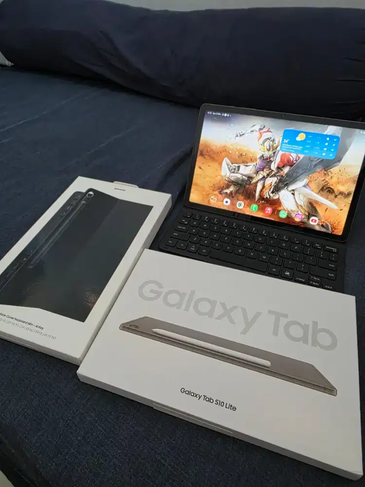 Samsung galaxy tab S10 Lite Wifi include keyboard  6/128