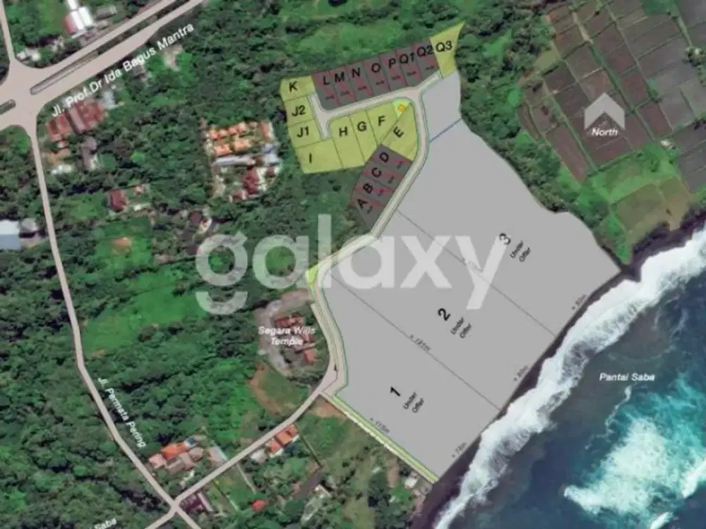 TANAH DEKAT PANTAI DI SABA BEACH GIANYAR, BALI
