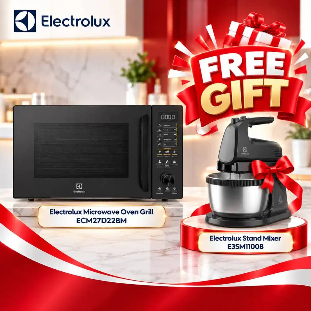 Electrolux EMC27D22BM Microwave Multifungsi 4 Fungsi