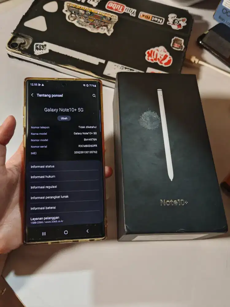 Samsung Galaxy Note 10+ 5G WiFi Only RAM 12/256GB Fullset