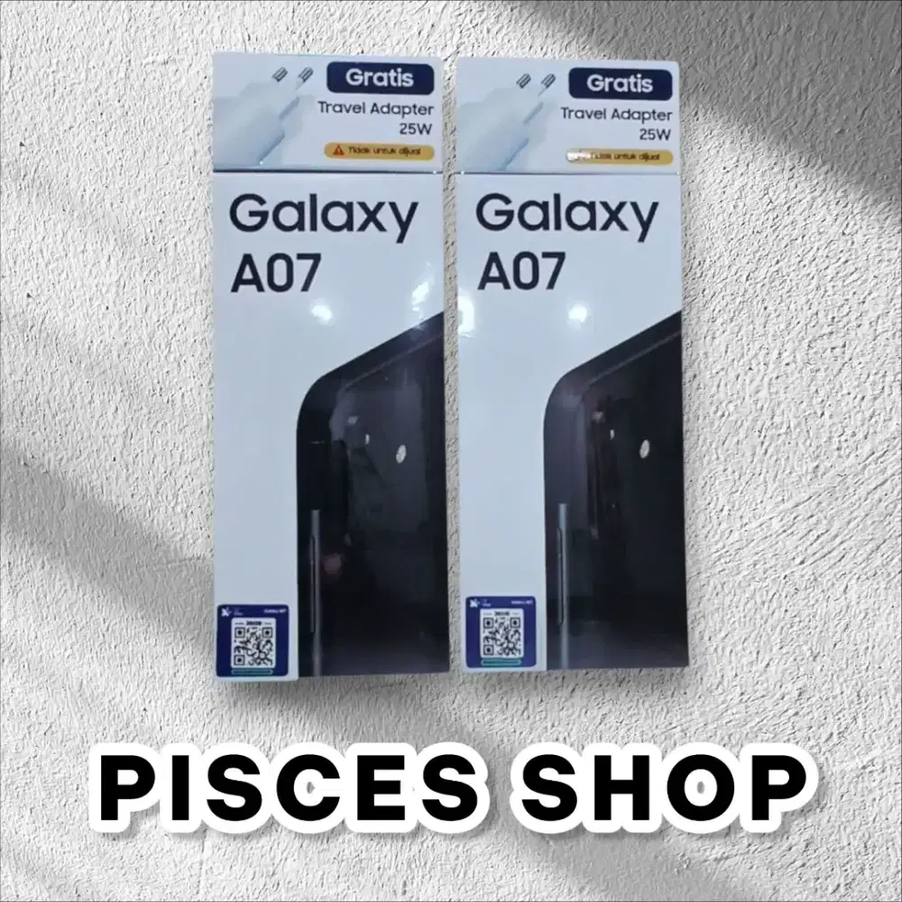 SAMSUNG GALAXY A07 4G RAM 4/64 NEW Segel Garansi Resmi 1 Tahun