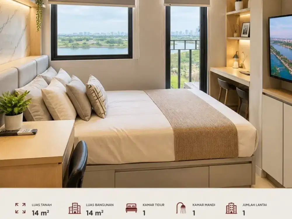 Disewakan Apartemen Osaka Riverview - Pik2 (Yuk105)