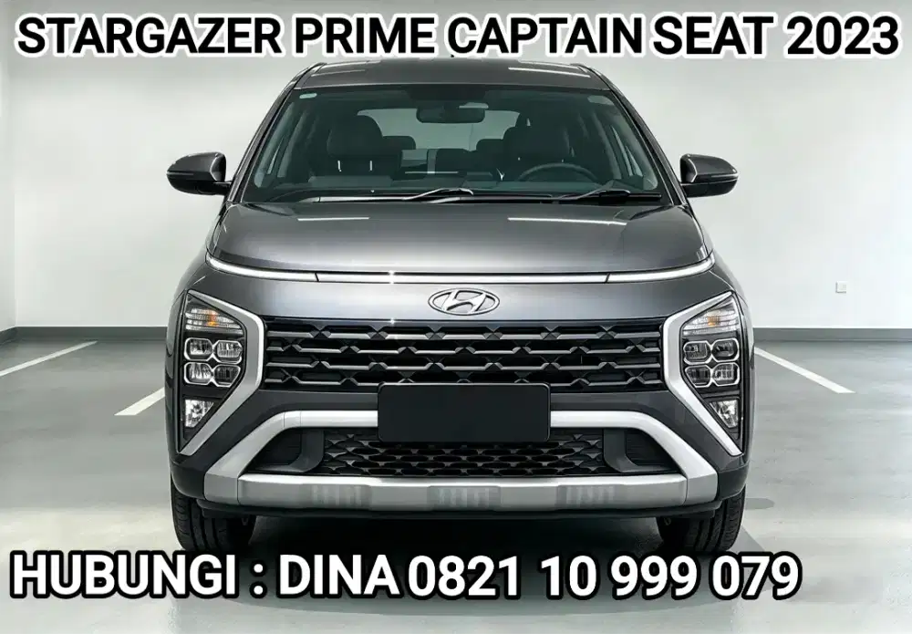 Hyundai Stargazer Prime Captain Seat 2023 AT 1.5,Km Low, Pajak Panjang