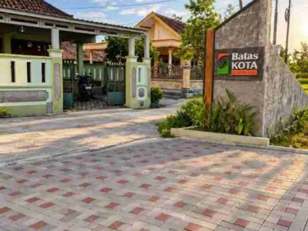 Kavling murah dekat jalan raya sukoharjo-wonogiri 105m² muka 11,15 jln 6m, Begajah batas kota Sukoharjo :