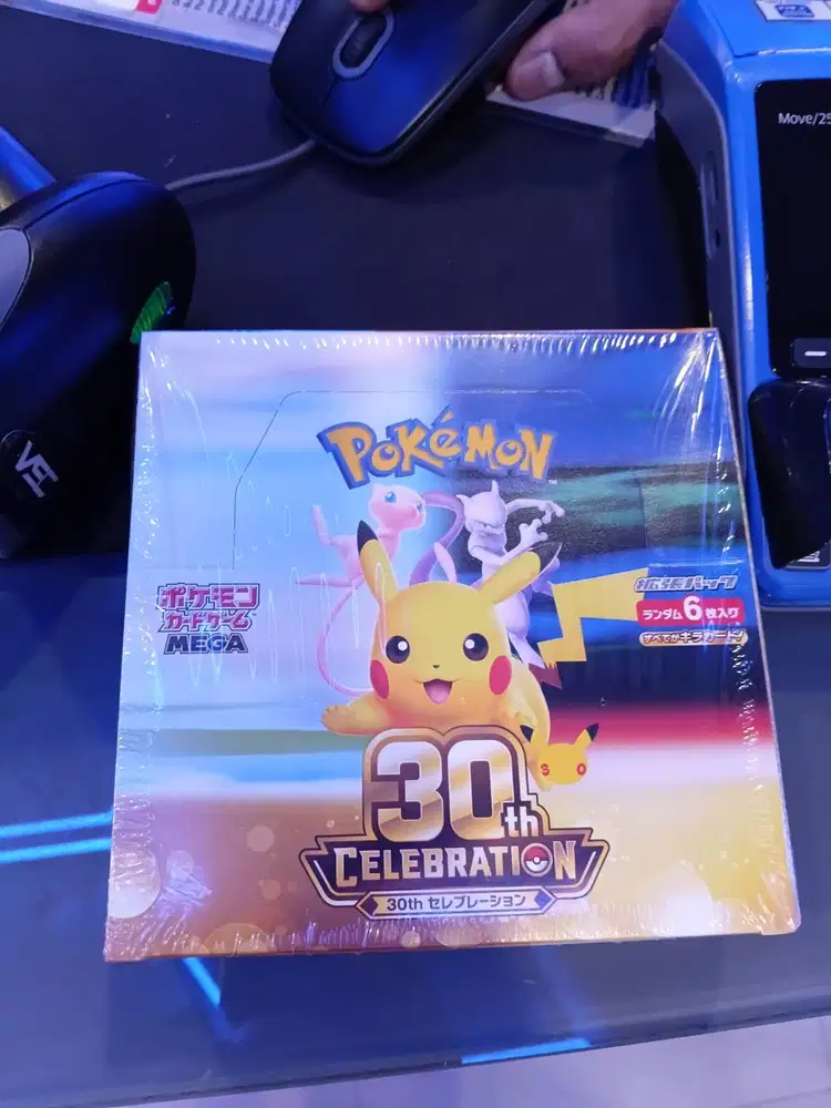 Kartu Pokemon TCG 30th Celebration Booster Box Jepang 1Box Isi 20 Pack