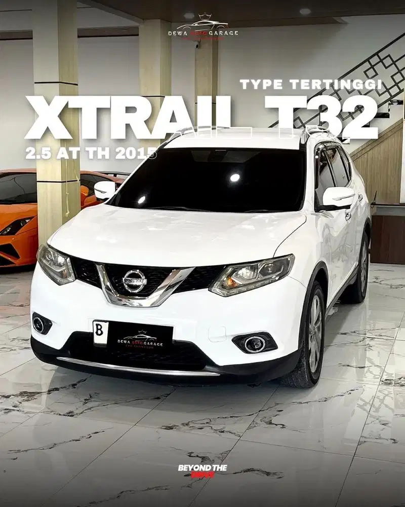 DIJUAL ! XTRAIL T32 2.5 AT TH 2015 PUTIH ISTIMEWA