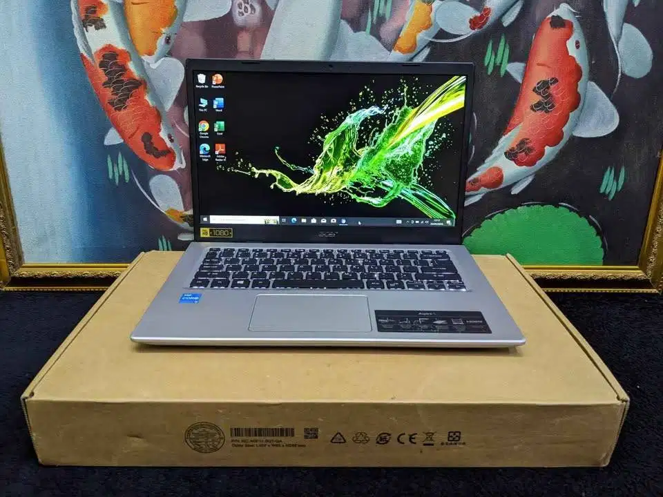 Laptop Acer Aspire 5 Core i3 1115G4 12/256 Fullset Siap Pakai