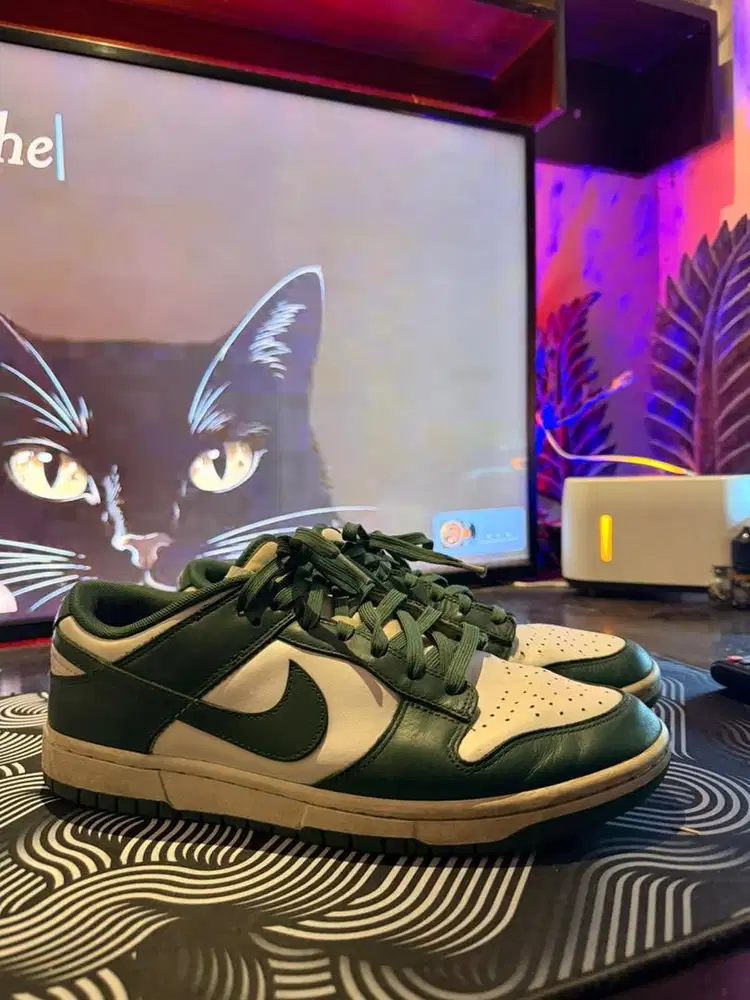 Nike Dunk Low Green White | Size 44 / 28cm | No Box