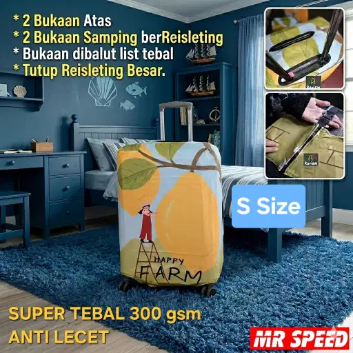 Sarung Koper Premium seri PESAWAT Kain Scuba Tebal
