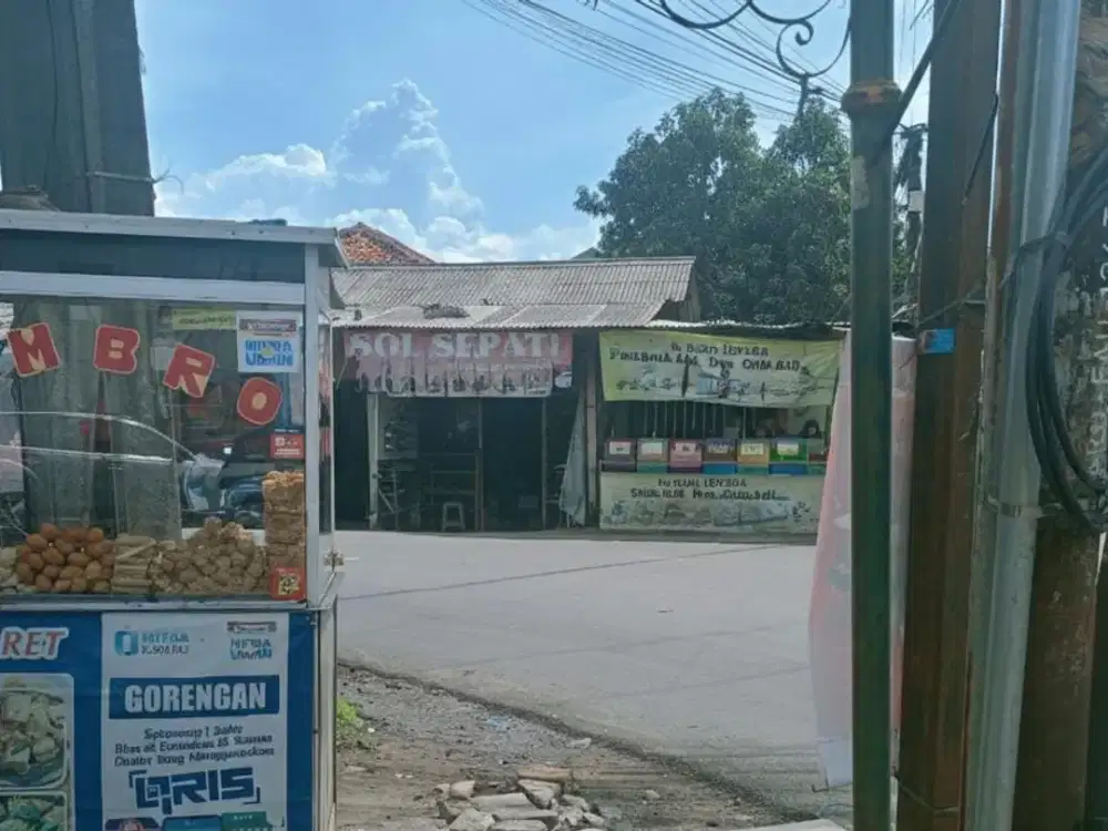 Dijual tanah luas 260 M2 perempatan Pakujaya pusdiklantas polri 2 menitan ke Alsut.