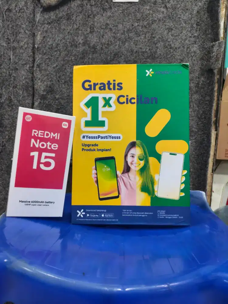 Cicilan hp redmi note 15 cuma pakai ktp aja
