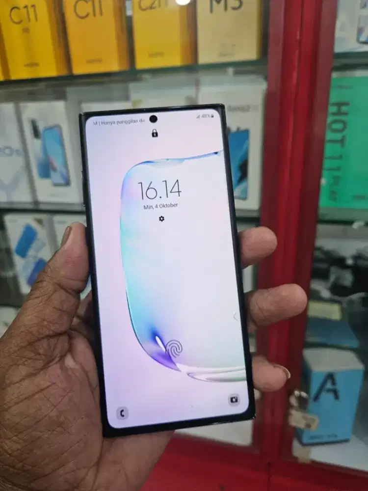 Samsung Note 10+ 12/256gb Lcd gantian oled. Pakai aman