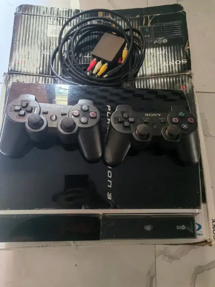 Ps3 fat lengkap stik dus