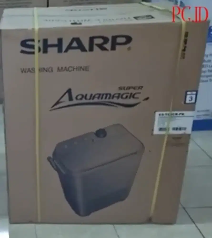 Mesin cuci baru 2 tabung SHARP murah baru Jual cepat