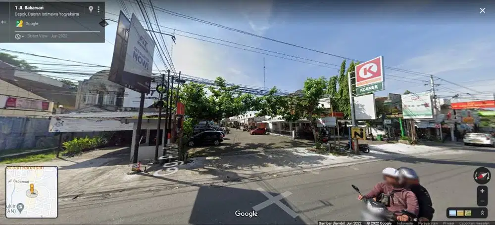 Disewakan ruko di Jalan Babarsari Seturan