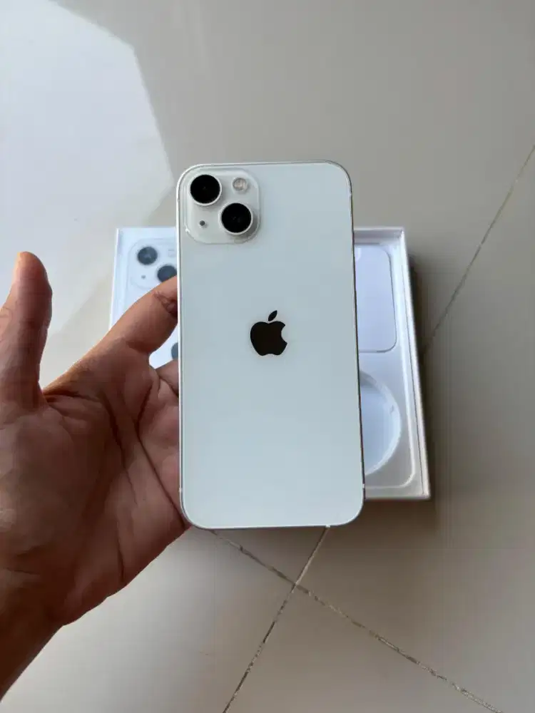 iPhone 13 Starlight 256GB Second Beacukai - Sinyal Permanen